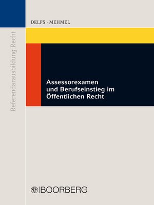 cover image of Assessorexamen und Berufseinstieg im Öffentlichen Recht